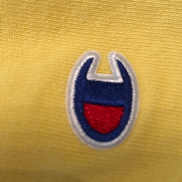 Yellow champion cropped t-shirt - Picture 2 of 4